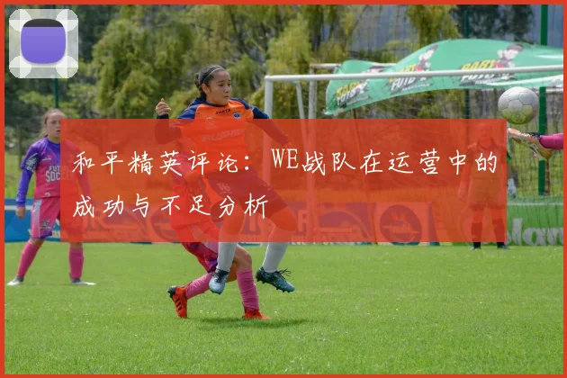 和平精英评论:WE战队在运营中的成功与不足分析