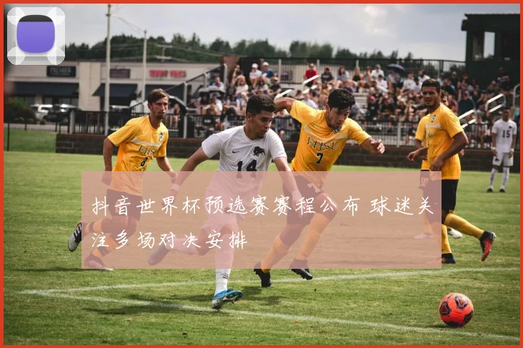 抖音世界杯预选赛赛程公布 球迷关注多场对决安排